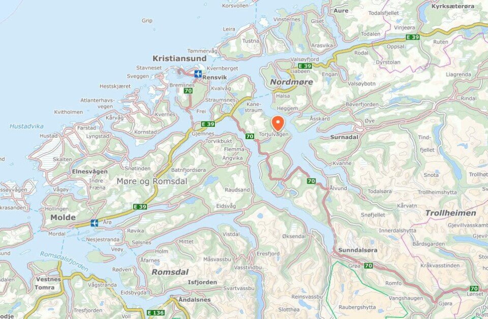 PÅ KARTET: Tingvollost har på alle mulige måter satt den lille nordmørs-bygda Tingvoll på kartet.