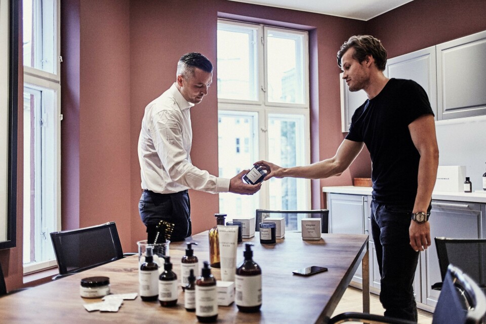 ENIGE: Direktør Wilhelm Hartwig og Alexander Eggum, mannen bak Sprekenhus har bestemt utvalget. ENIGE: Direktør Wilhelm Hartwig og Alexander Eggum, mannen bak Sprekenhus har bestemt utvalget.