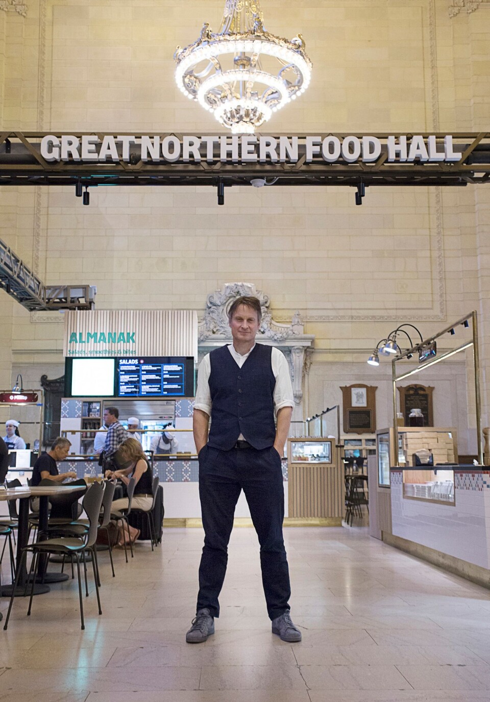 HJEM: Meyer har nylig flyttet hjem til København, etter tre år i New York, der han blant annet startet Great Northern Food Hall, restauranten Agner og nylig Brownsville Community Culinary Center i New York, som skal gi fattige unge en ny fremtid.