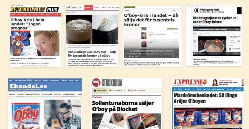 KRIGSTYPER: Svensk media har flommet over av overskrifter som dette de siste dagene.