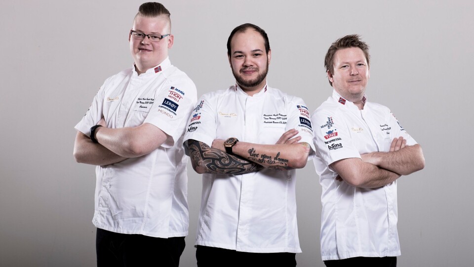 TEAM CAP: Denne trioen skal forsvare Norges ære i Lyon i januar. TEAM CAP: Denne trioen skal forsvare Norges ære i Lyon i januar.