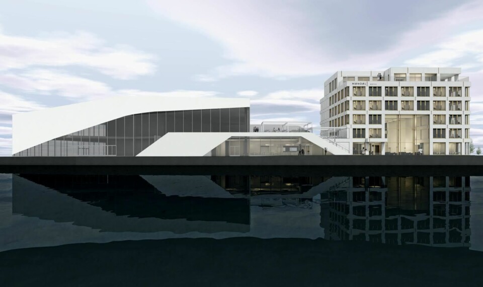 NYTT: Slik skal Mandal Hotel se ut når det åpner i mai 2019. Arkitekten bak hotellprosjektet er arkitekt MNAL og interiørarkitekt, Grethe Løland som driver Arkitektværelset AS i Oslo.