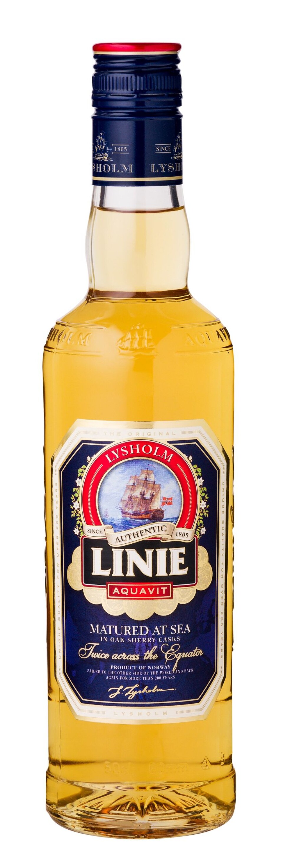 BEREIST: Lysholm Linie Aquavit er verdens mest bereiste akevitt.