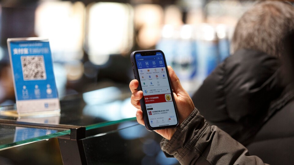ALIPAY: Fra nyttår kan turister på bergenske Thon-hoteller bruker betalingsløsningen Alipay for å gjøre opp.