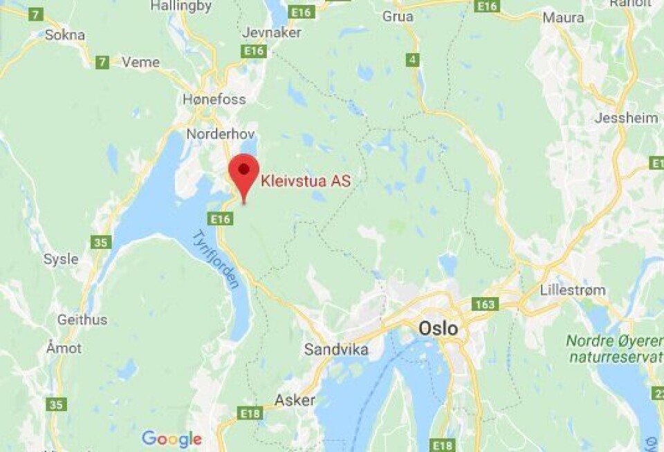 HER: Kleivstua ligger 45 km fra Oslo, i retning Hønefoss. HER: Kleivstua ligger 45 km fra Oslo, i retning Hønefoss.