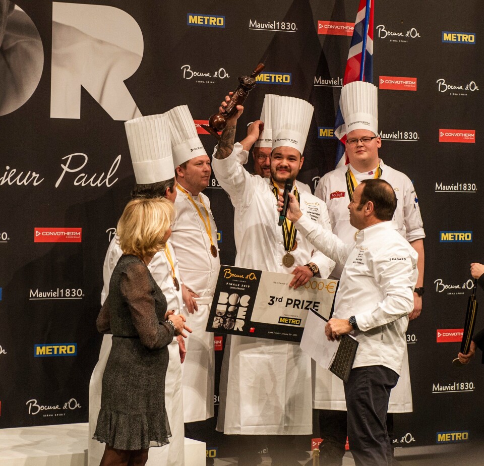 TOK BRONSE: Team CAP tok bronse i Lyon.