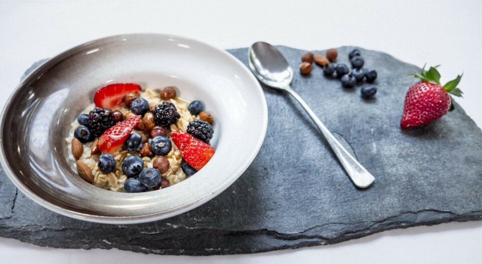 VEGANSK NYHET: Vegansk havregrøt er en av nyhetene Scandic innfører på sine frokostbuffeter.
