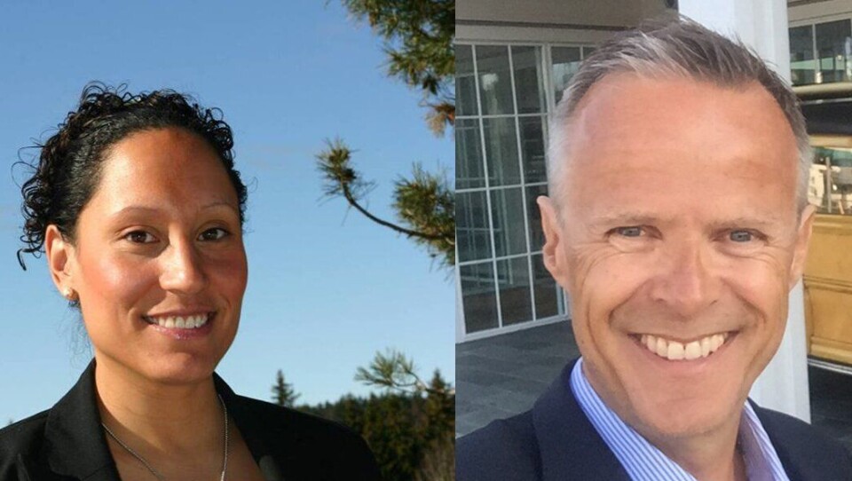 NYE ROLLER: Claus Petersen blir fast hotelldirektør ved Scandic Fornebu og Monica Fladvad Carivau er ny hotelldirektør ved Scandic Solli.