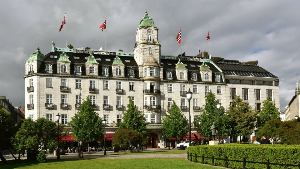 GRAND HOTEL: Ærverdige Grand Hotel i Oslo er kåret til Norges beste hotell av WTA.