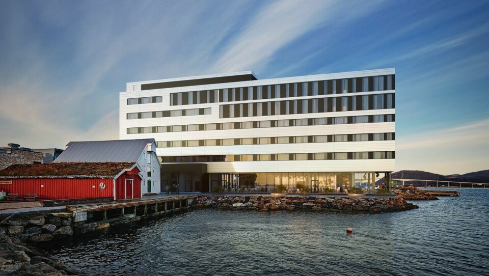 Slik skal Scandic Sortland se ut når det er ferdig i 2021.