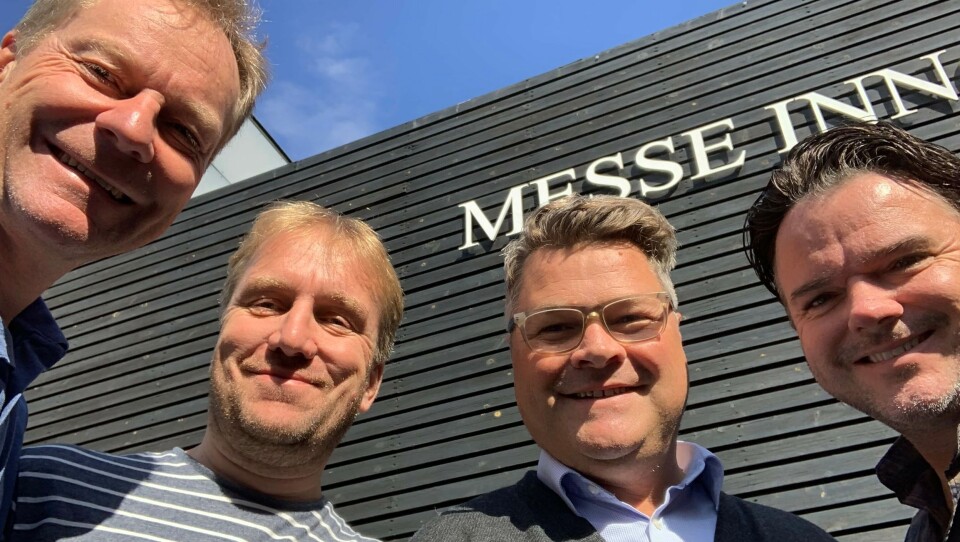 ARRANGERER: Fra venstre:Konrad Sel, arrangør Utstillingsplassen Messer asØyvind Larsen, RNI asGeir Kjærstad, ASKO asFrank Asle Mathisen, NHO Innlandet