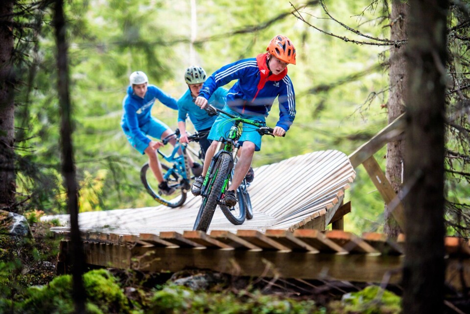 MORO: Syklingen er ekstremt moro for både store og små.