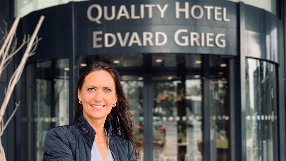 NY SJEF: Monica E. Selvik er ny slagsdirektør på Quality Hotel Edvard Grieg. NY SJEF: Monica E. Selvik er ny slagsdirektør på Quality Hotel Edvard Grieg.