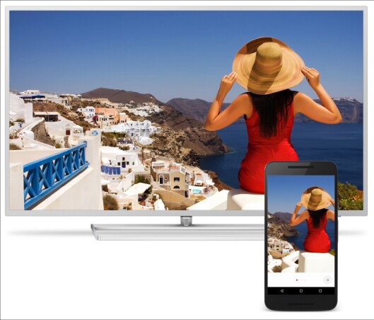 INNEBYGGET: Med innebygget Chromecast blir det enkelt for gjestene å se sitt favorittinnhold, og billigere for hotellet. INNEBYGGET: Med innebygget Chromecast blir det enkelt for gjestene å se sitt favorittinnhold, og billigere for hotellet.