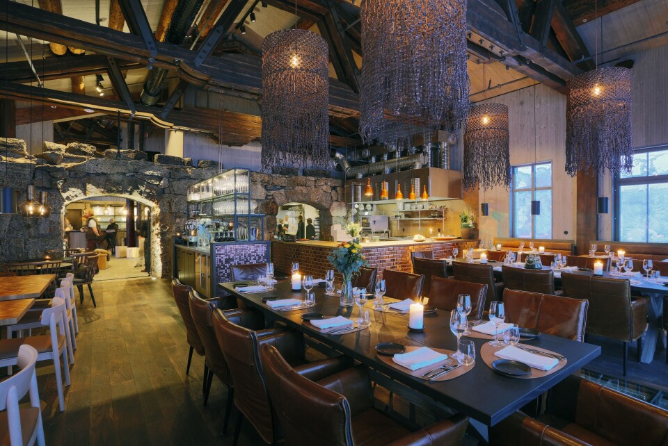 DELIKAT: Det er ikke bare maten som er av ypperste klasse i restauranten. Også innredning og design er helt fantastisk.