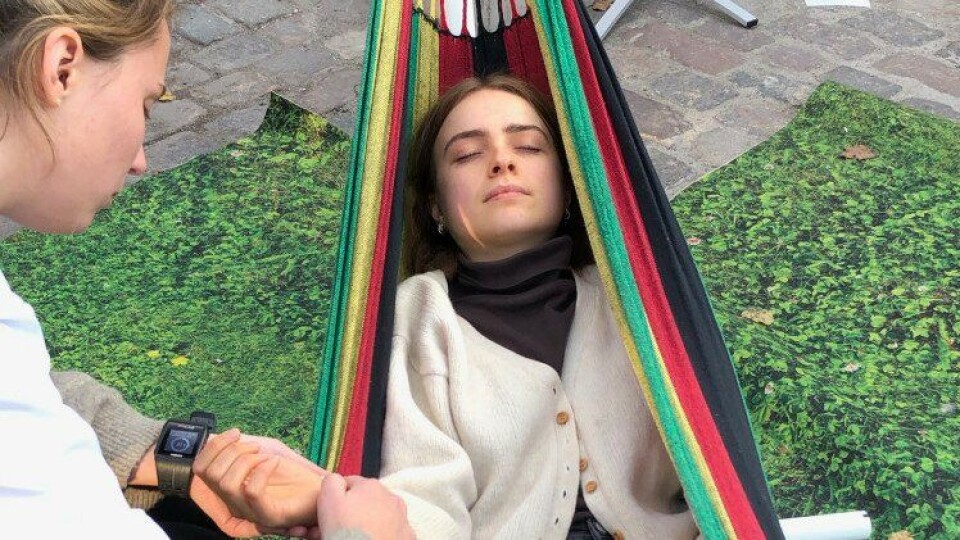 MESTER: Norgesmesteren, Malin Nilssen, under finalen. Med en puls på 41 vant hun suverent.