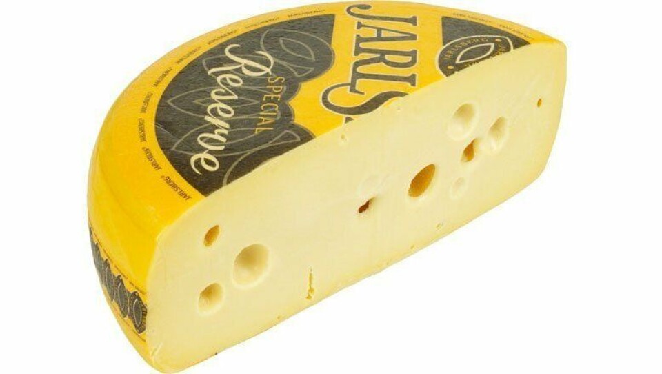 Jarlsberg Special Reserve 5 år fikk super Gold i Oste-VM.