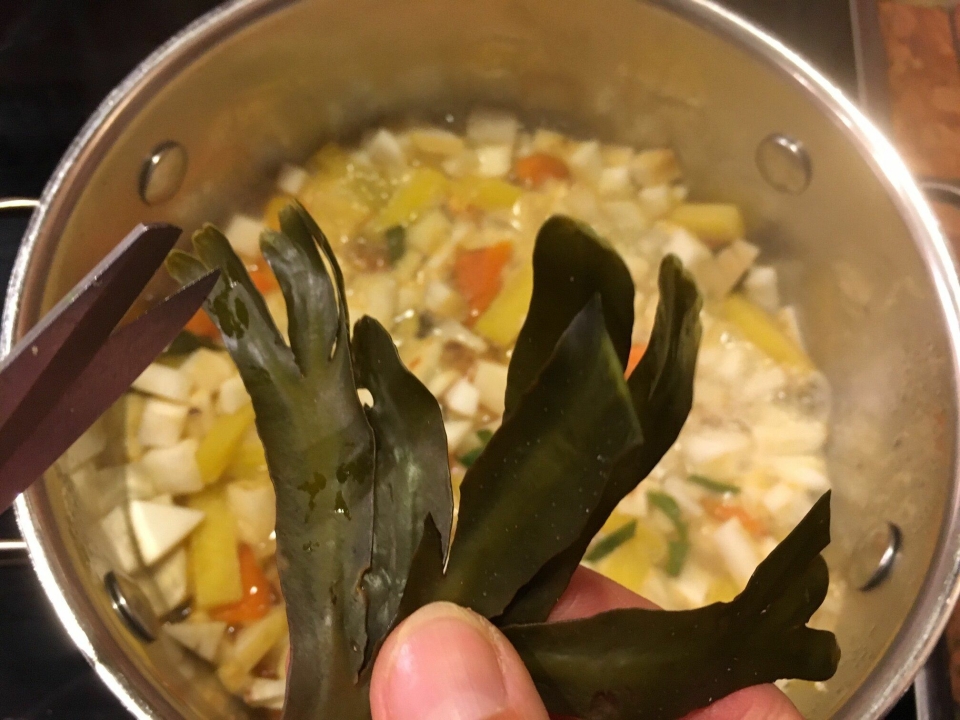 TANGSUPPE: På nettsiden finnes det flere tips til gode matretter. Blant annet denne suppen.