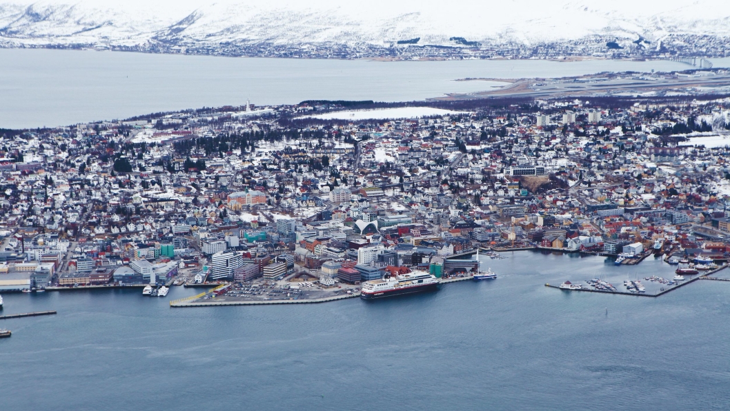KA FARSKEN?: Det ble et godt hotellår i Tromsø i 2019.