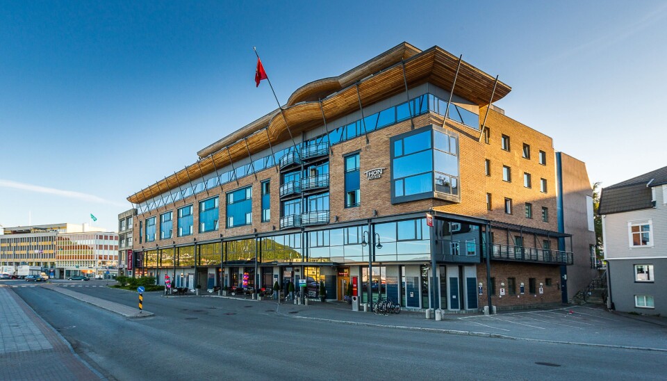 Thon Hotels endte helt på topp i merkevareundersøkelse. Her kjedens hotell i Harstad.