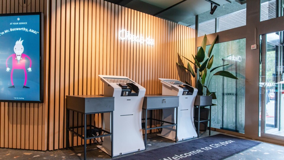 SELVHJELP: Hos Citybox sjekker man både inn og ut selv. SELVHJELP: Hos Citybox sjekker man både inn og ut selv.