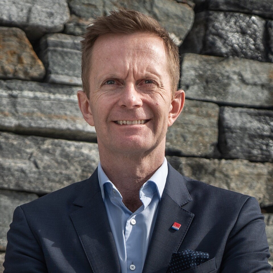 FORNØYD 1: Stephen Stephen Meinich-Bache i Classic Norway Hotels.