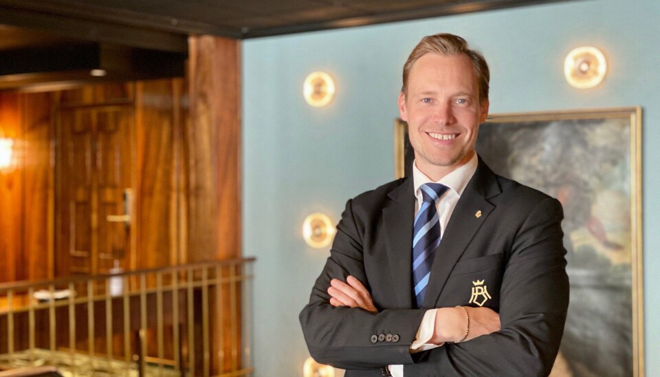 Direktør Lars Petter Mathisen på Thon Hotel Bristol.