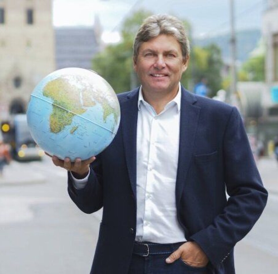 FORNØYD 2: Terje Berge i Finn Reise.