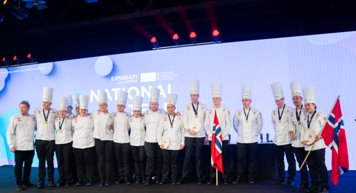God stemning blant juniorene etter sølv under Culinary World Cup i Luxembourg.