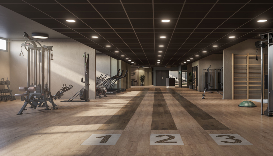 Det er ikke noe småtteri som i høst bygget på Scandic Holmenkollen Park med hele 1000 m2 gym.