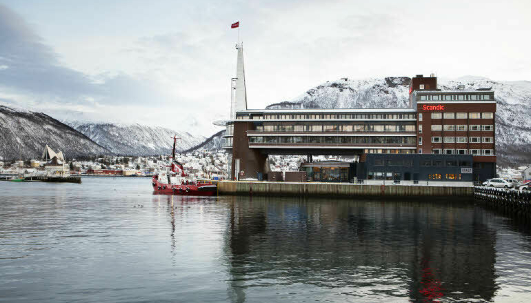 Utsikten er upåklagelig fra Scandic Ishavshotell i Tromsø.
