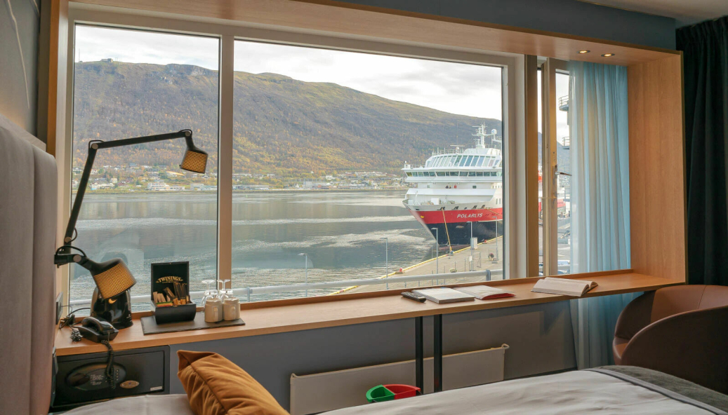 POPULÆRT: Turistene strømmet til Tromsø i 2022, og hotellene opplevde meget godt belegg. Bildet er hentet fra Scandic Ishavshotel.