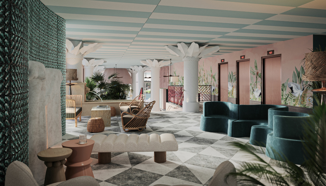 VELKOMMEN: Destinasjonshotellet i Moss har 172 rom og går over 14 etasjer. Bildet er hentet fra hotellets lobby.