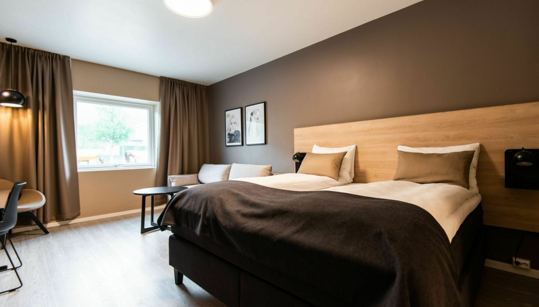 STILIG: Hotell: Hotellet i Mosjøen har i dag 34 rom, men ønsker å utvide med fem etasjer.