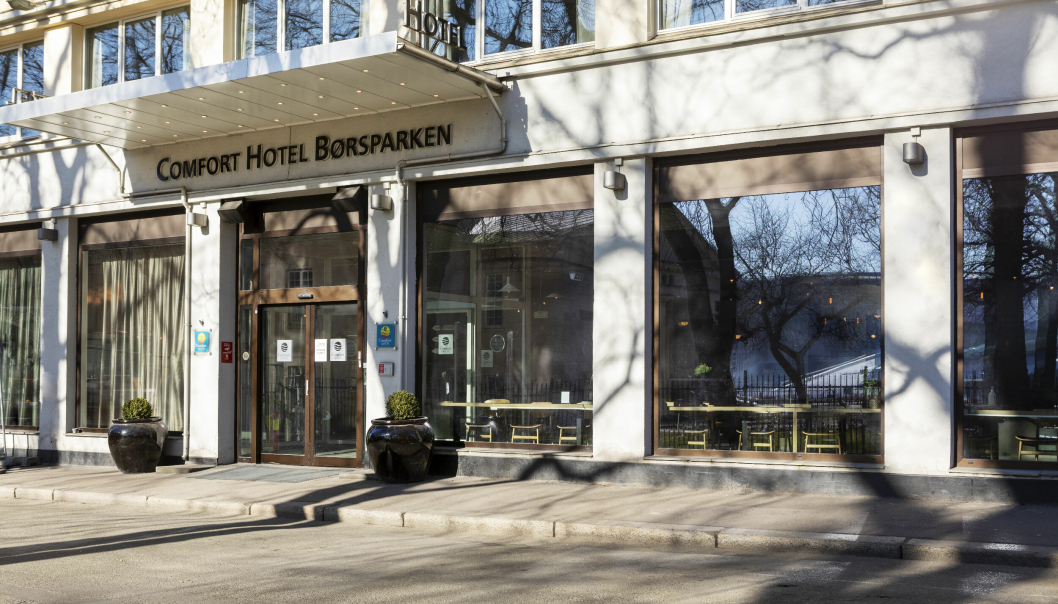 GODT INITIATIV: Comfort Hotel Børsparken i Oslo sentrum driver hotellet mens OsloKollega er ansvarlig for opplæring og oppfølging av de ulike kandidatene.