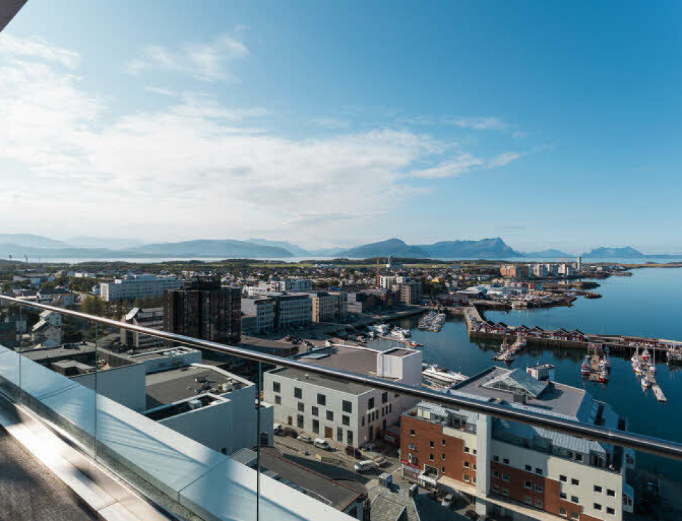 STORT FALL: Bodø opplevde et stor tilbakegang i belegg for januar 2023 - og gikk hele 42 prosent tilbake sammenlignet med 2020. Bildet er hentet fra et Bodø-hotell, og har ingenting med den konkrete saken å gjøre.