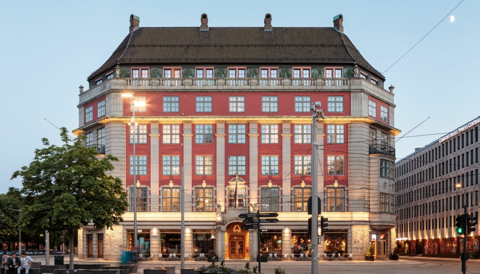 STOR JOBB: Nordic Choice-kjeden skal bytte hotellsystem for å tilby enda bedre kundeservice og bredere kundetilbud. Bildet viser Amerikalinjen i Oslo.