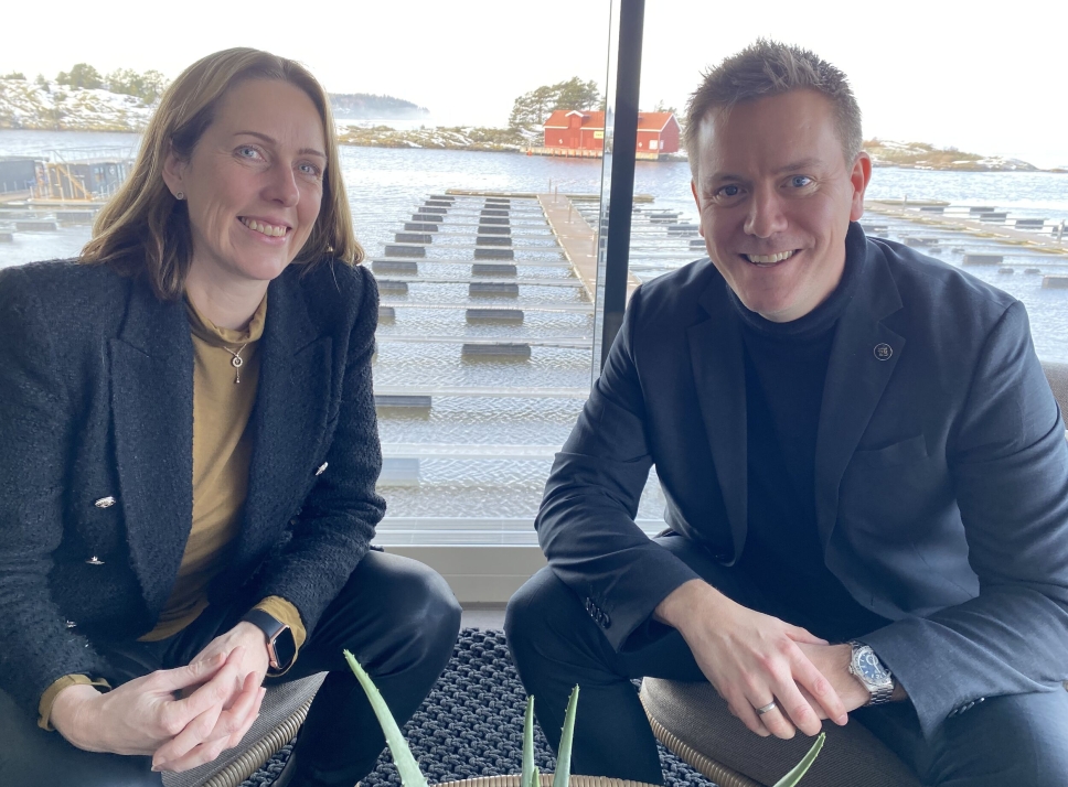 GODT TEAM: Det jobbes godt på Son Spa. Spa-hotellets nye konsept ble lansert i fjor - og er blitt en slager. Her er hotelldirektør Kim Nyheim Ragnarsson og markeds- og konseptsjef Ann Jeanette Myrland.