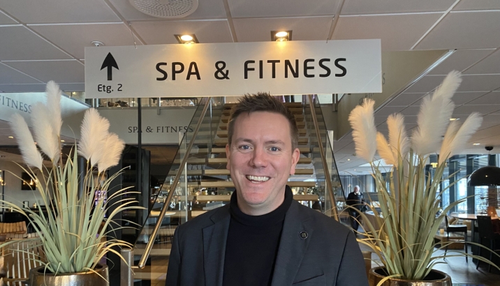 STORTRIVES: Den 40 år gamle hotelldirektør har vært 13 måneder i jobben på Son Spa, og kom fra direktørjobb på Refnes Gods.