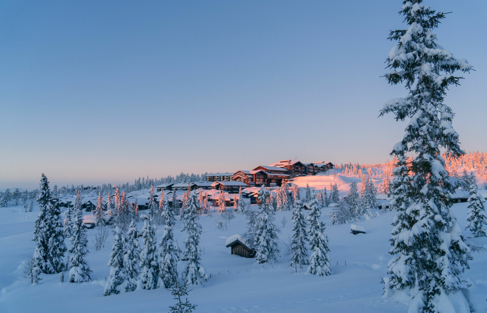 STORINNRYKK: Gjestene strømmer til Norefjell Ski & Spa. Hotellet ligger under to timers kjøretur fra hovedstaden.