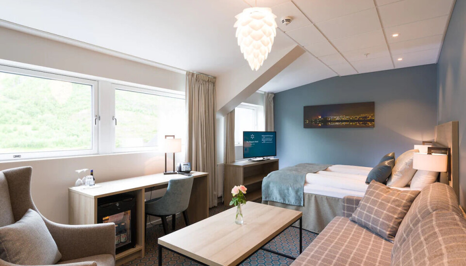 KOSELIG: Hotellet Fru Haugans Hotel er 230 år gammelt. KOSELIG: Hotellet Fru Haugans Hotel er 230 år gammelt.