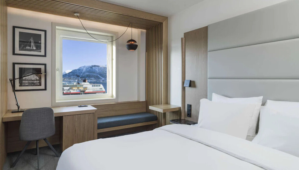 HERLIG UTSIKT: Det er ikke noe å si på beliggenhet eller utsikt fra hotellrommet. Hotellet har 260 rom, og flotte kurs- og konferansefasiliteter. HERLIG UTSIKT: Det er ikke noe å si på beliggenhet eller utsikt fra hotellrommet. Hotellet har 260 rom, og flotte kurs- og konferansefasiliteter.