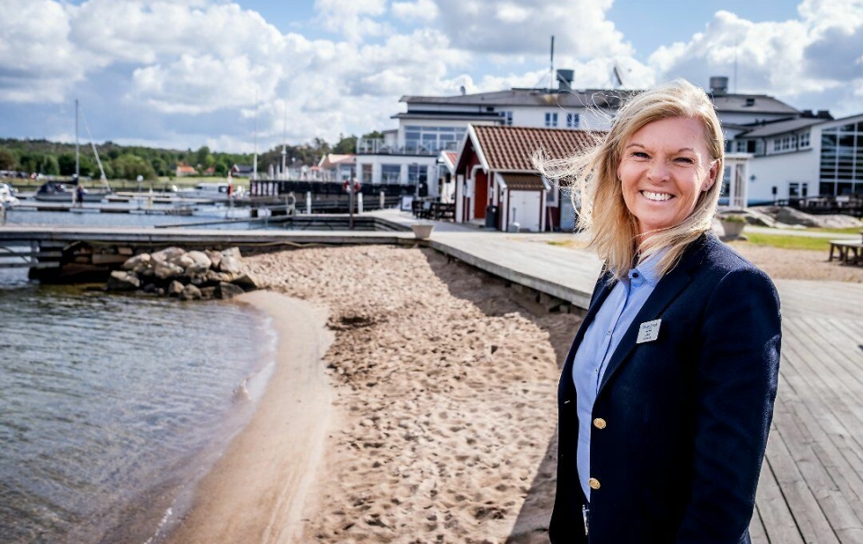 OFFENSIV: Hotelldirektør Marit Bjørnland hos Tanumstrand Spa & Resort har lagt bak seg et fantastisk 2022 .Den offensive 59-åringen har lagt planer for de kommende årene.