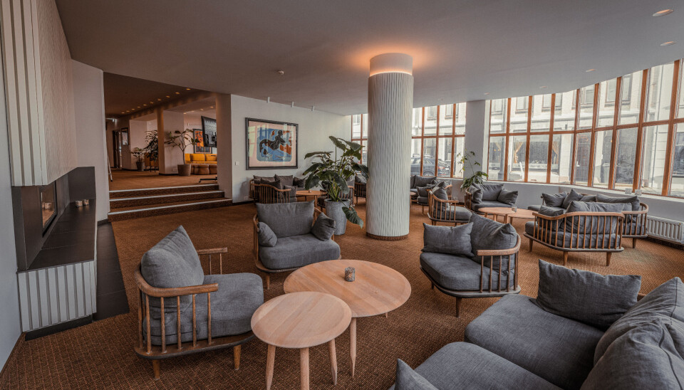 STILFULLT: Det er ikke småtteri av kroner som er lagt ned i oppussingen av ærverdige Hotel Noreg i Ålesund - og resultatet er blitt meget bra. STILFULLT: Det er ikke småtteri av kroner som er lagt ned i oppussingen av ærverdige Hotel Noreg i Ålesund - og resultatet er blitt meget bra.