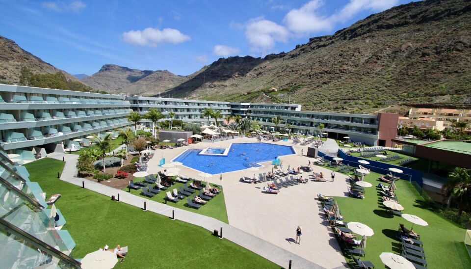 LYST OG FLOTT: Med et stabilt og godt klima, er det mange som velger Gran Canaria og Radisson-hotellene, som bare ligger noen kilometer fra hverandre. Bildet er hentet fra Radisson Blu Resort & Spa i Mogan.