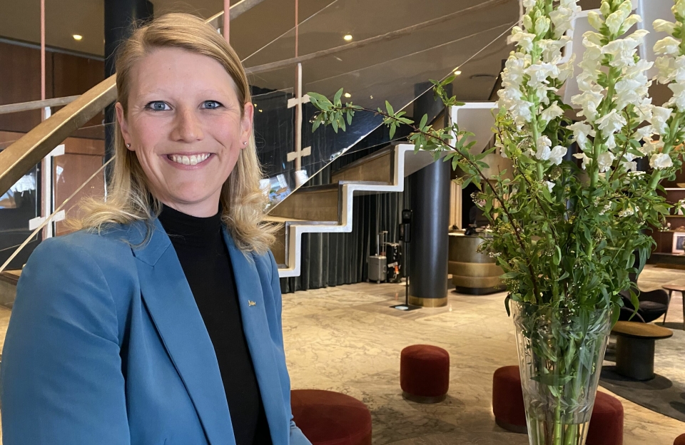 STORTRIVES I DANMARK: Helene Hallre har gått gradene i hotellbransjen, og er i dag direktør for to hoteller i Aarhus i tillegg til stillingen som regiondirektør for tre nordiske land.