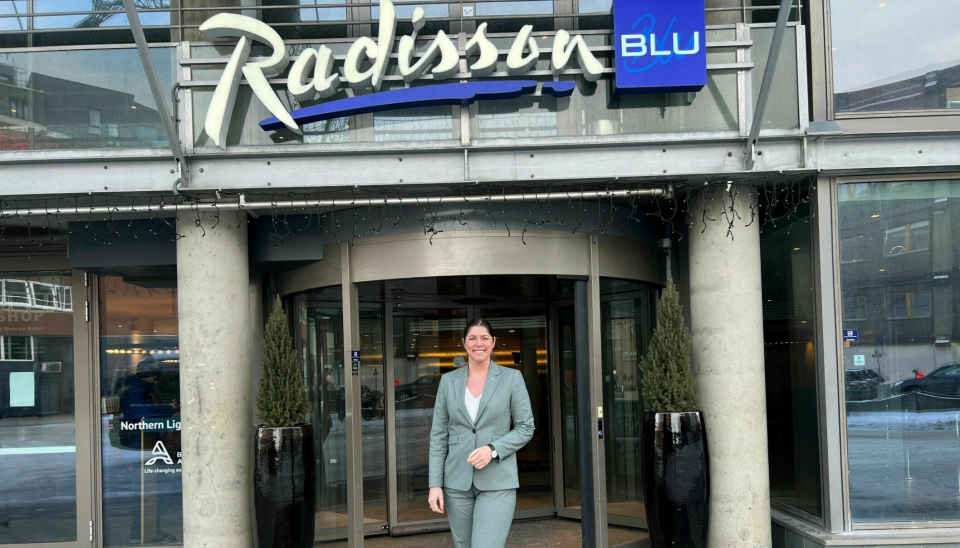 FULLE HUS: Hotelldirektør ved Radisson Blu Hotel i Tromsø, Marte Knudtsen, er en av flere som opplever svært godt besøkte hoteller i Ishavsbyen.