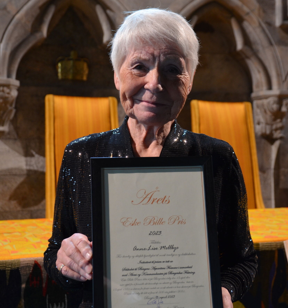 Prisvinner Anne-Lise Melbye.