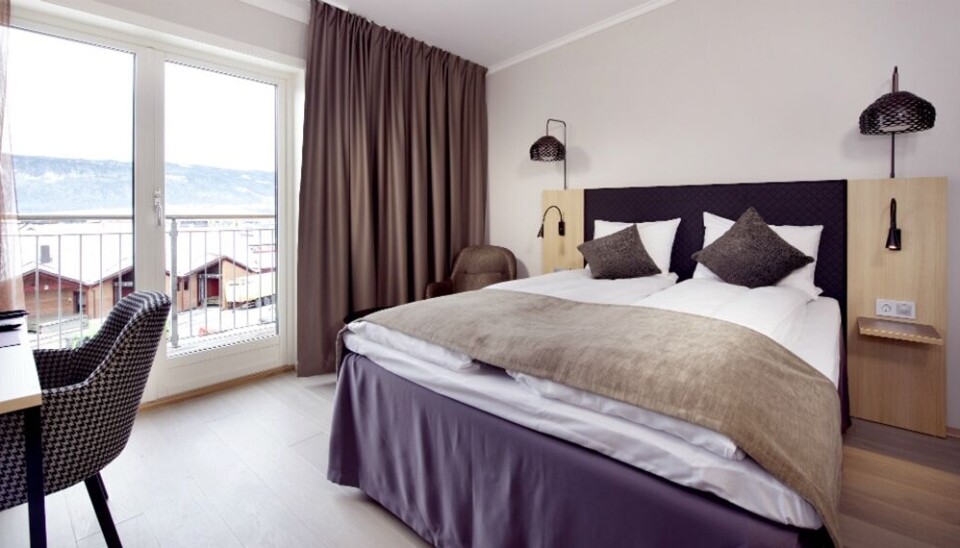 STILIG: Hotellet har blitt utvidet og pusset opp flere ganger, og har i dag 145 rom. Hotellet ligger midt i OL-byen.