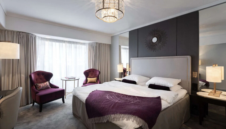 SOV GODT: Hotellet har gjennomgått flere oppgraderinger de siste årene. Bildet er hentet fra et av hotellets 283 rom. I tillegg har hotellet 54 suiter.